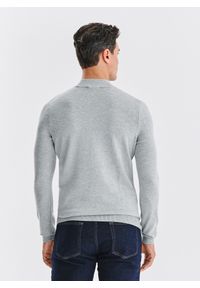 Pako Lorente - PAKO LORENTE – Szary półgolf męski. Okazja: na co dzień. Kolor: czarny, szary, beżowy. Materiał: poliester, wiskoza. Sezon: jesień. Styl: casual #5