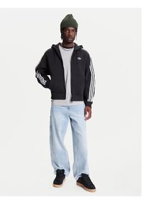 Adidas - adidas Bluza adicolor Spacer JX1507 Czarny Loose Fit. Okazja: na spacer. Kolor: czarny. Materiał: bawełna #4