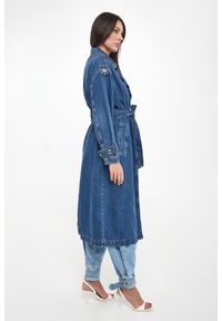 Liu Jo - Płaszcz damski jeansowy LIU JO. Materiał: jeans #6