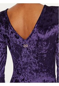 Rinascimento Sukienka codzienna CFC0121760003 Fioletowy Regular Fit. Okazja: na co dzień. Kolor: fioletowy. Materiał: syntetyk. Typ sukienki: proste. Styl: casual #2