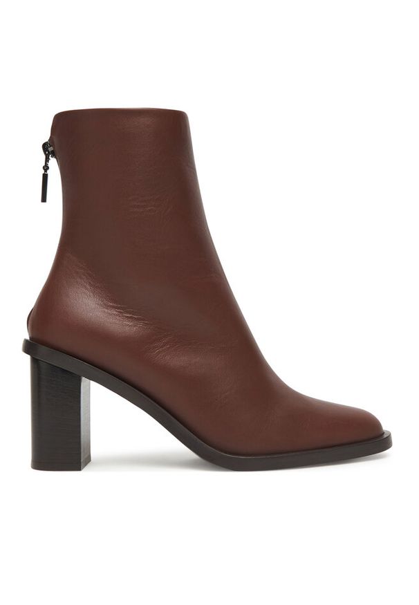 Botki Max Mara. Kolor: brązowy