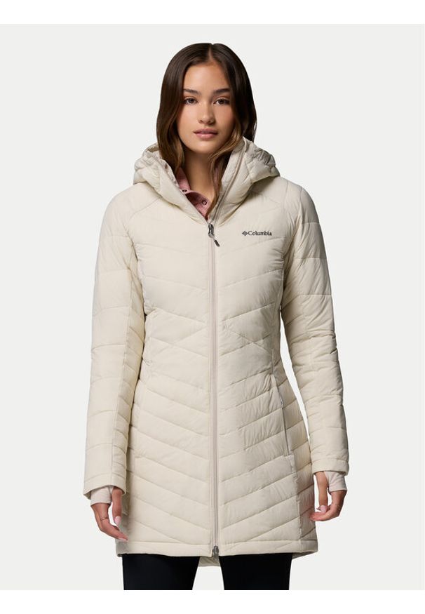 columbia - Columbia Kurtka zimowa Joy Peak™ II 2088641 Beżowy Regular Fit. Kolor: beżowy. Materiał: syntetyk. Sezon: zima