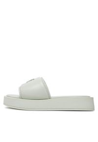 Calvin Klein Klapki Flatform Slide Relock Lth HW0HW02049 Zielony. Kolor: zielony. Materiał: skóra #5