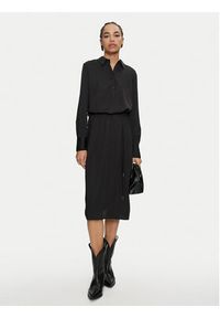 Calvin Klein Sukienka koszulowa K20K207455 Czarny Regular Fit. Kolor: czarny. Materiał: syntetyk. Typ sukienki: koszulowe #2