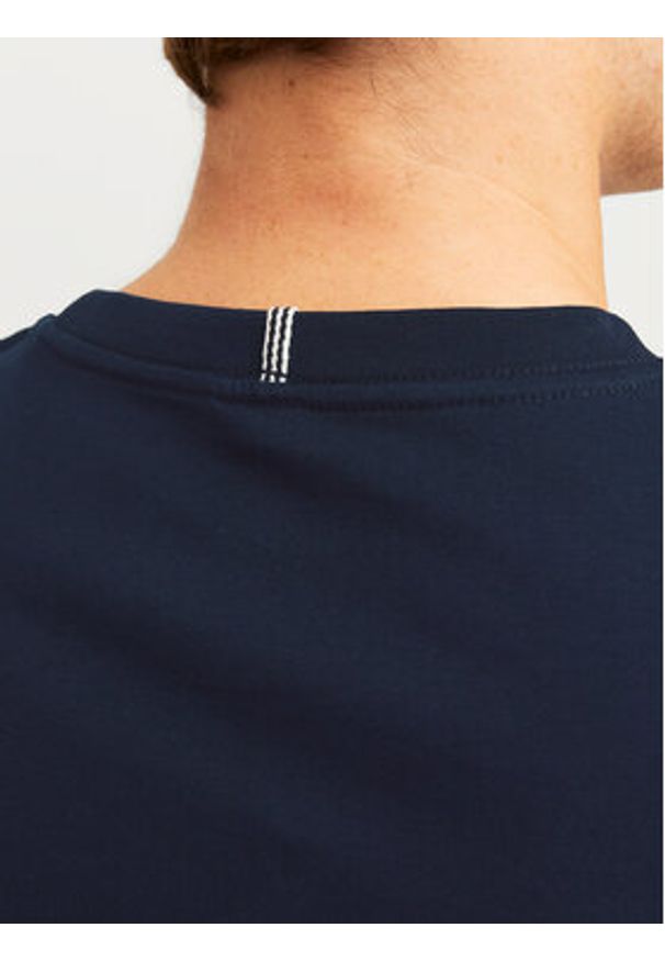 Jack & Jones T-Shirt Fredeiksberg 12262492 Granatowy Regular Fit. Kolor: niebieski. Materiał: bawełna