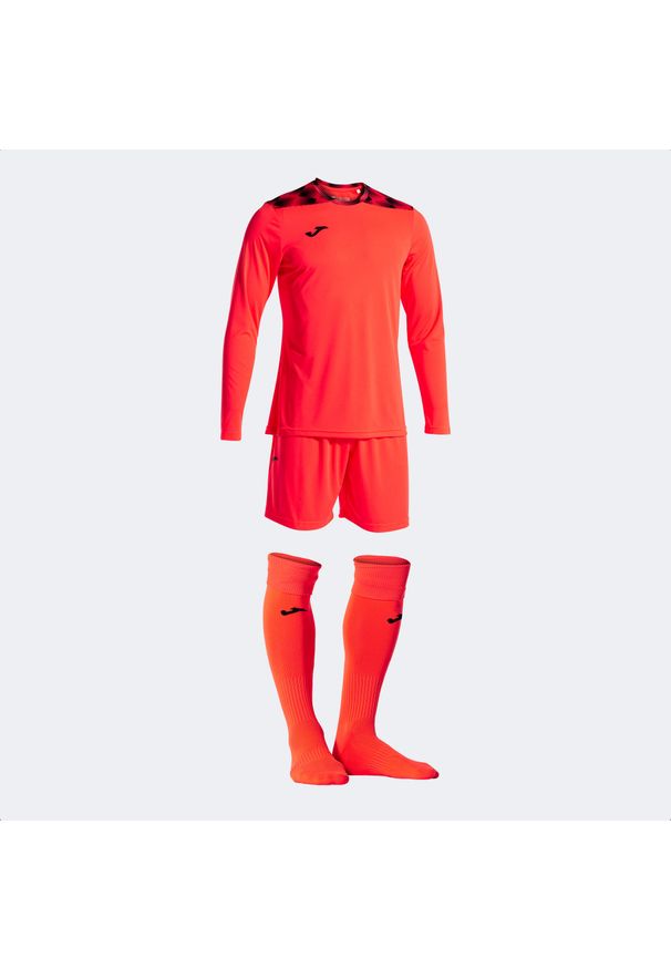 Zestaw bramkarski Joma Zamora VIII. Kolor: czerwony, różowy, pomarańczowy, wielokolorowy. Materiał: dresówka