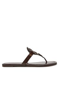 Tory Burch Japonki 11743 Brązowy. Kolor: brązowy. Materiał: skóra