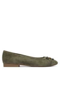 MICHAEL Michael Kors Baleriny Piper 40T6PIFP1S Khaki. Kolor: brązowy. Materiał: skóra, zamsz #1