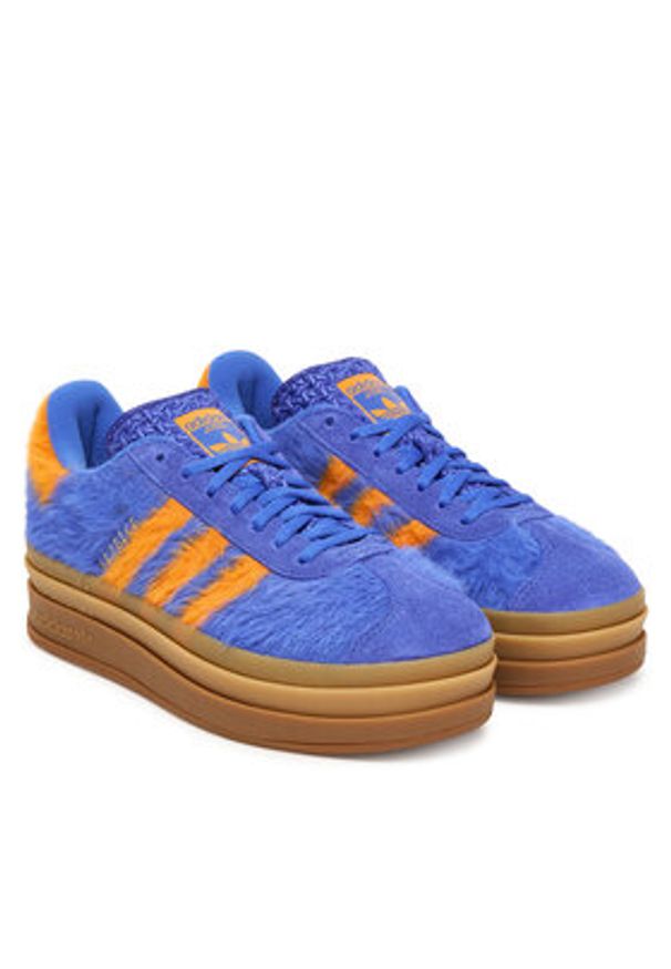 Adidas - adidas Sneakersy Gazelle Bold JS3906 Granatowy. Kolor: niebieski. Materiał: zamsz, skóra. Model: Adidas Gazelle