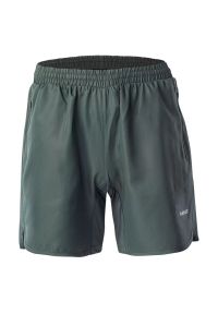 Hi-tec - Spodenki męskie treningowe Hi-Tec Hicko - ciemnozielone, Rozmiar XL. Kolor: zielony. Materiał: poliester, materiał. Długość: krótkie. Sezon: lato #1