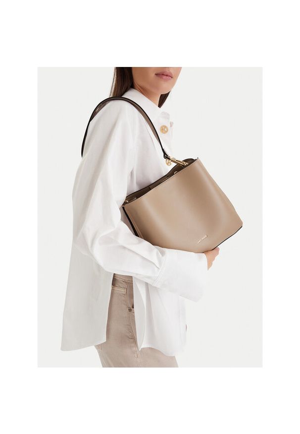 Gino Rossi - Torebka GINO ROSSI. Kolor: beżowy