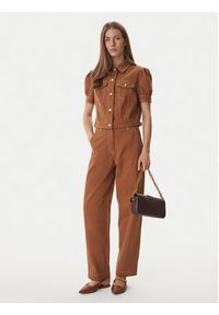 Guess Kurtka jeansowa W6GL08 W1804 Brązowy Regular Fit. Kolor: brązowy. Materiał: bawełna #5
