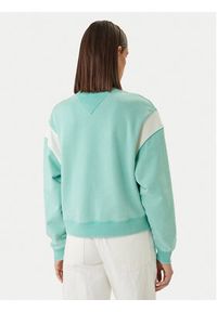 Tommy Jeans Bluza Varsity Crew DW0DW22365 Zielony Regular Fit. Kolor: zielony. Materiał: bawełna #5