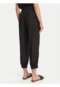 Marella Spodnie materiałowe Abetaia 2513131095 Czarny Relaxed Fit. Kolor: czarny. Materiał: jedwab