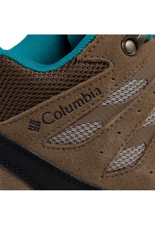 columbia - Columbia Trekkingi Redmond III Mid Waterproof BL0168 Brązowy. Kolor: brązowy. Materiał: zamsz, skóra
