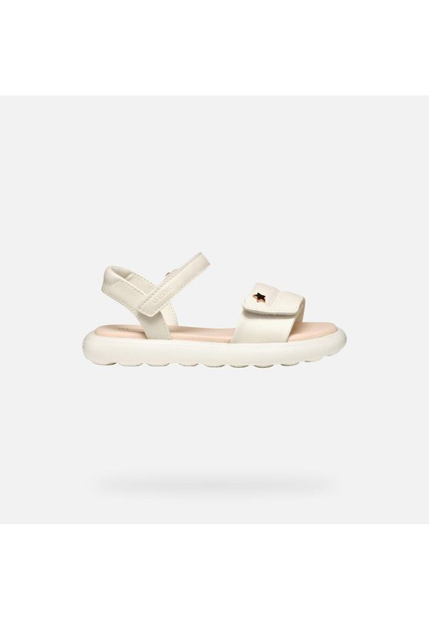 Sandały Geox Model J Sandal Puffypop Gi Kolor Beżowy. Kolor: biały. Materiał: syntetyk. Sezon: lato