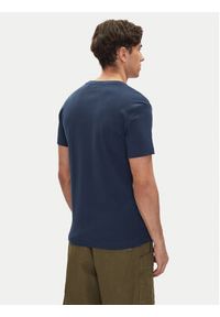 Mustang T-Shirt Allen 1016486 Granatowy Slim Fit. Kolor: niebieski. Materiał: bawełna #5