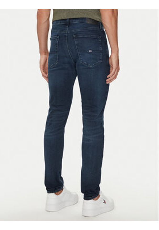 Tommy Jeans Jeansy Simon DM0DM19317 Granatowy Skinny Fit. Kolor: niebieski