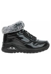 skechers - Buty do chodzenia damskie Skechers Uno Rugged. Wysokość cholewki: za kostkę. Kolor: czarny. Materiał: materiał, syntetyk. Szerokość cholewki: normalna. Sport: turystyka piesza