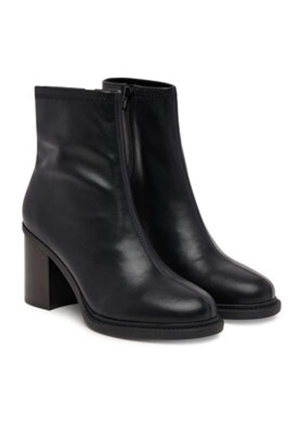 Aldo Botki Xiomara 14116550 Czarny. Kolor: czarny. Materiał: skóra