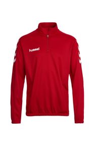 Bluza sportowa dla dorosłych Hummel Core 1/2 Zip Sweat. Kolor: czerwony. Sport: fitness