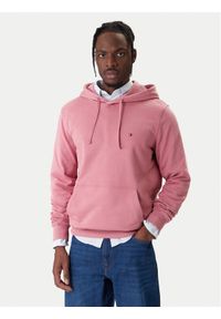 TOMMY HILFIGER - Tommy Hilfiger Bluza Essential MW0MW37235 Różowy Regular Fit. Kolor: różowy. Materiał: bawełna #1
