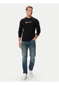 Karl Lagerfeld Jeans Sweter B3M18041 Czarny Regular Fit. Kolor: czarny. Materiał: bawełna #2