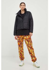 adidas Performance kurtka damska kolor czarny przejściowa. Kolor: czarny. Materiał: materiał #3