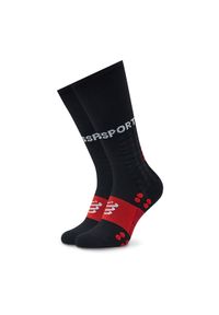 Compressport Skarpety wysokie unisex Run SU00004B Czarny. Kolor: czarny. Materiał: materiał, poliamid