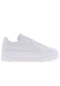 Buty damskie Puma Karmen Classic 40718702 - białe. Okazja: na co dzień. Kolor: biały. Materiał: skóra, syntetyk, guma. Szerokość cholewki: normalna #1