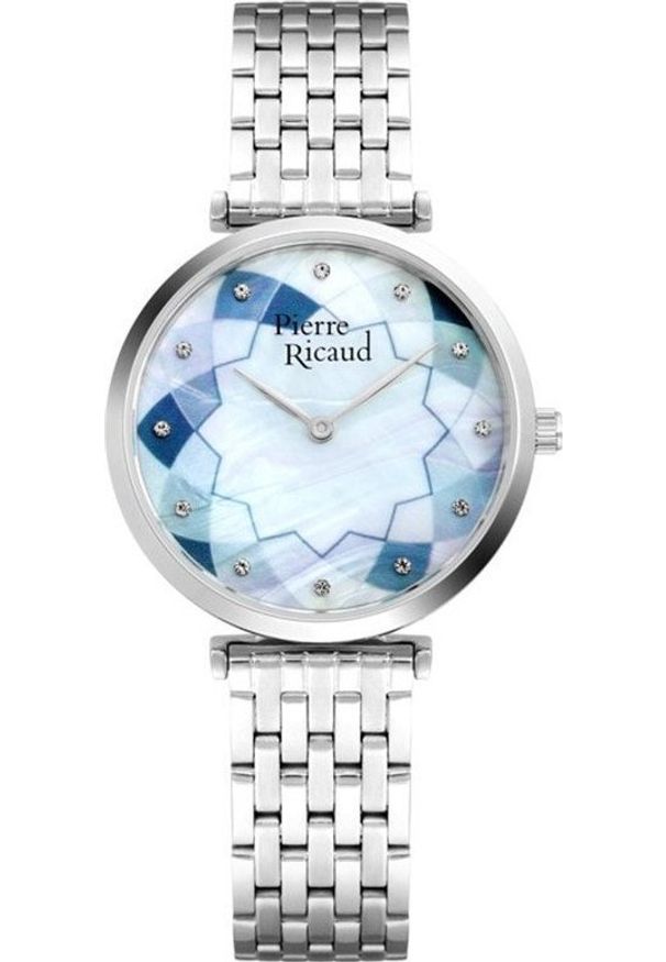 Zegarek Pierre Ricaud Zegarek damski Pierre Ricaud P22123.514BQ CYRKONIE srebrny. Kolor: srebrny