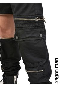 Xagon Man Spodnie | P21032-S413C | Mężczyzna | Czarny. Okazja: na co dzień. Kolor: czarny. Materiał: bawełna, elastan. Styl: casual #6