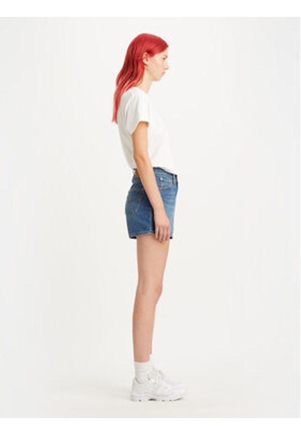 Levi's® Szorty jeansowe 80'S A46950003 Niebieski Loose Fit. Kolor: niebieski. Materiał: bawełna, jeans