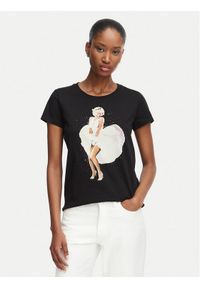 Guess T-Shirt W6YI66 K6715 Czarny Regular Fit. Kolor: czarny. Materiał: bawełna #1