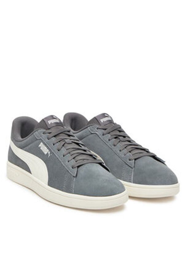 Puma Sneakersy Smash 3.0 390984 20 Szary. Kolor: szary. Materiał: zamsz, skóra