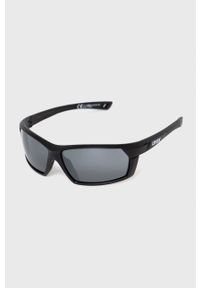 Uvex Okulary przeciwsłoneczne kolor czarny. Kształt: owalne. Kolor: czarny #1