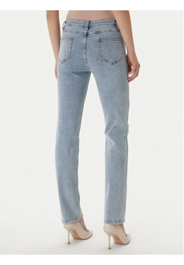 Morgan Jeansy 221-PDROIT Niebieski Slim Fit. Kolor: niebieski