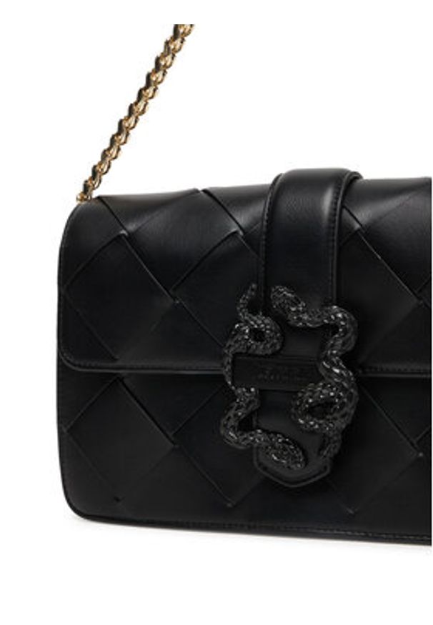 Just Cavalli Torebka 80RA4BM1 Czarny. Kolor: czarny. Materiał: skórzane