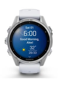 GARMIN - Garmin Fenix 8 AMOLED 43mm Srebrny. Rodzaj zegarka: smartwatch. Kolor: srebrny. Styl: sportowy, militarny #3