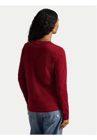 Polo Ralph Lauren Bluzka 211898699039 Bordowy Regular Fit. Typ kołnierza: polo. Kolor: czerwony. Materiał: bawełna #4