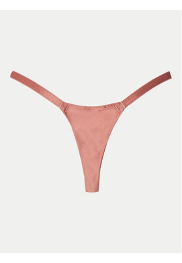 Hunkemöller Stringi 300408 Różowy. Kolor: różowy. Materiał: syntetyk