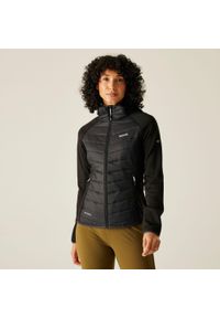 Kurtka turystyczna damska Regatta Andreson hybrydowa. Kolor: czarny. Materiał: puch. Sport: turystyka piesza #1