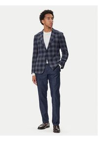 JOOP! Marynarka 17 JB-47Hoverest 30045029 Granatowy Slim Fit. Kolor: niebieski. Materiał: syntetyk #3