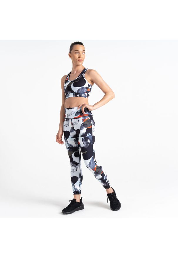 DARE 2B - Legginsy fitness damskie Dare2B Influential. Kolor: niebieski. Materiał: elastan, poliester. Sport: fitness