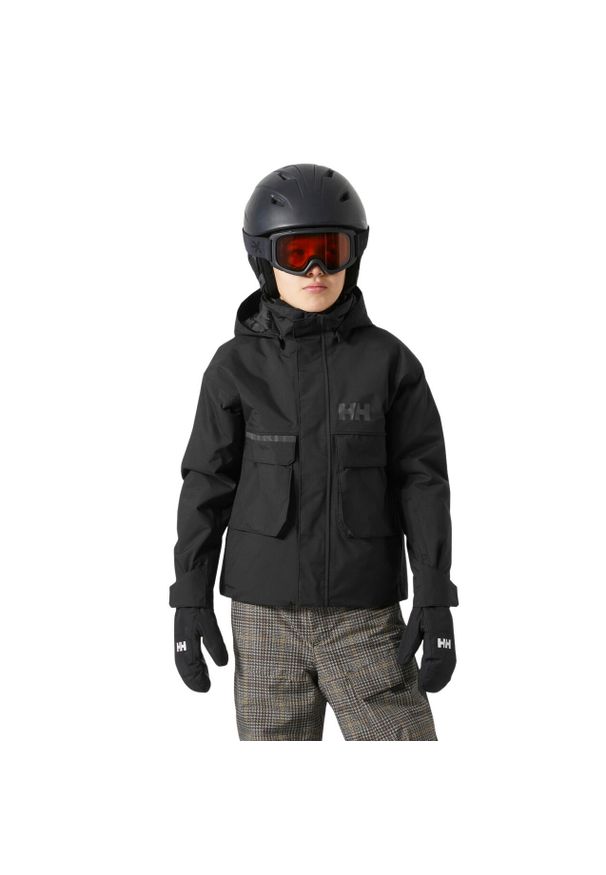 Dziecięca kurtka narciarska Helly Hansen Powder LT. Kolor: czarny. Sezon: zima. Sport: narciarstwo