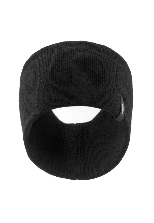 WEDZE - Opaska narciarska dla dorosłych Wedze Simple. Kolor: czarny. Materiał: akryl, materiał. Sezon: zima. Styl: klasyczny, sportowy