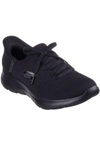 skechers - Adidasy Skechers Summits-new Daily, Kobiety. Kolor: czarny. Materiał: materiał