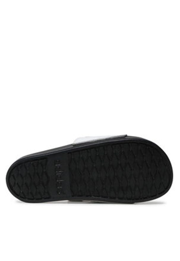 Adidas - adidas Klapki adilette Comfort GZ5893 Biały. Kolor: biały. Materiał: skóra