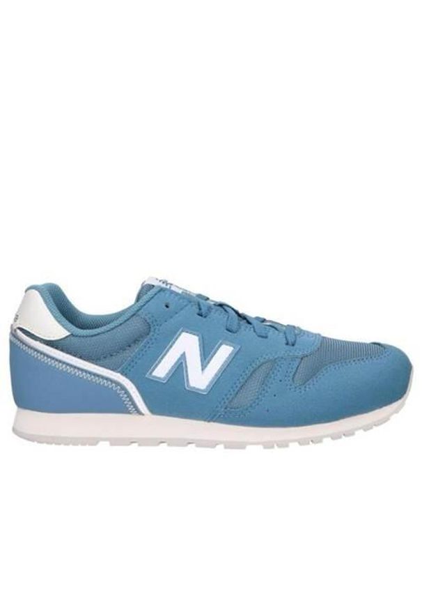 Buty do chodzenia dla dzieci New Balance 373. Zapięcie: sznurówki. Kolor: niebieski, wielokolorowy. Materiał: materiał, tkanina, syntetyk, guma. Szerokość cholewki: normalna. Model: New Balance 373. Sport: turystyka piesza