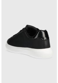 Just Cavalli sneakersy kolor czarny 75RA3SB3 ZP279 899. Nosek buta: okrągły. Zapięcie: sznurówki. Kolor: czarny. Materiał: guma #2